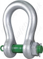 Green Pin P-6036 Heavy Duty Bolt Type Bow Shackle, Range from  120 tonne to 1500 tonne