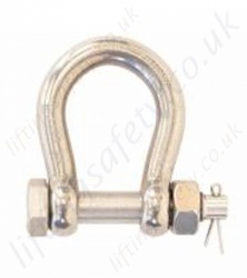 Stainless Steel Safety Pin Bow Shackle Photo-
