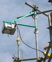 Scaffold Hoist With Mounting Bracket