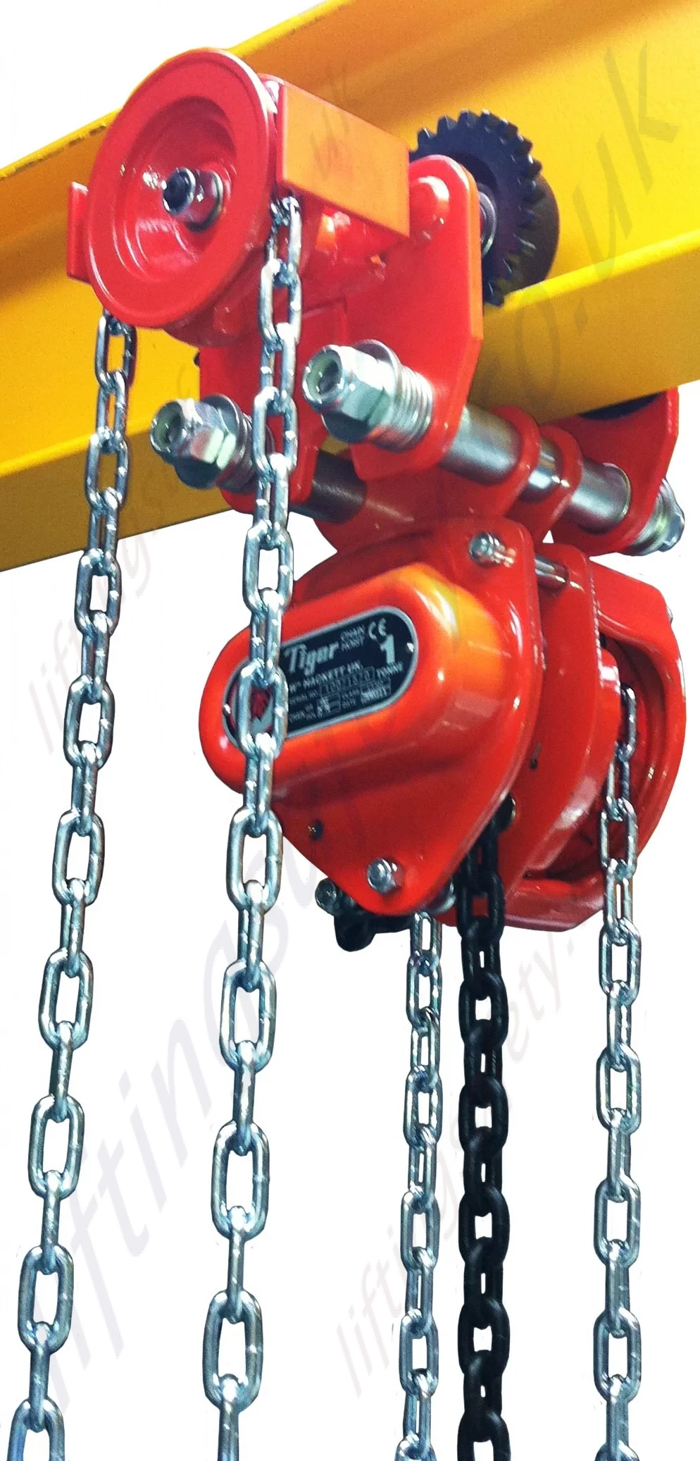 Tiger Chain Hoist with Integrated Trolleys (Push and Geared Travel