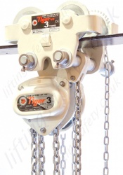 Tiger Corrosion Resistant Chain Hoist and Geared Trolley Combination - Range: 500kg to 30,000kg