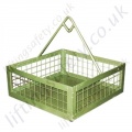 Materials Lifting Cage / Brick Basket for Hoist Lifting, 200kg Capacity
