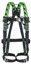 Miller H-Design Duraflex 2 Point Harness with Mating Buckles & 2 Webbing Loops