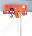 Hadef 29/12 HH Ultra Low Headroom Manual Chain Hoist with Geared Travel Trolley, Range from 1,000kg to 30,000kg