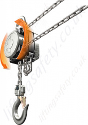 Hadef ALUflex 360/21 & 360/21+ Aluminium Manual Chain Hoist with 360-degree Handwheel - 250kg to 5000kg options