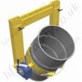 Fork Truck (and Overhead Crane) Mounted Manual Drum Rotator. Rotation by Crank Handle - 360kg