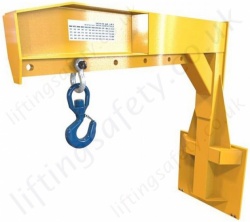 Carriage Mounted "Carrimax Jib" Quick Fit Fork Lift Truck Attachment - Range From 560kg to 8000kg