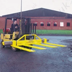 "Four Fork" Fork Truck Attachment. Adjustable Tines (Variable Width) Made to Customers Specification