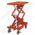 Economy Mobile Scissor Lift Tables - 150kg to 500kg Lifting Capacities, 755mm to 1575mm Lifting Height (5 Options)