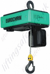 Verlinde Eurochain VL INOX Electric Hook Suspended Hoist - Range from 60kg to 1250kg
