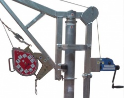Section from Materials and Man-riding Davit Arm