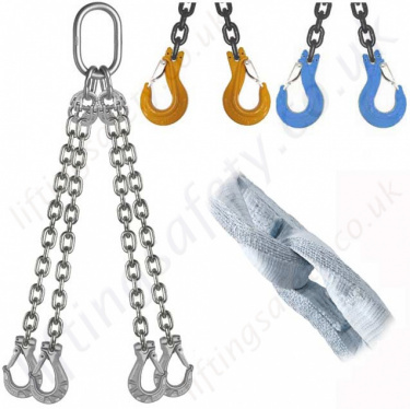 Lifting Chain Sling 1 2 3 4 Leg Shortners 7mm 10mm 13mm 16mm Hook Options 
