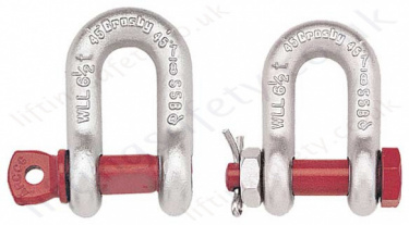 Crosby "D" Shackles, Dee Shackles / Chain Shackles
