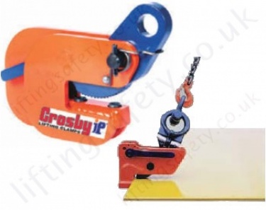 Crosby Horizontal Plate clamps for Lifting Steel Sheets Carried Flat