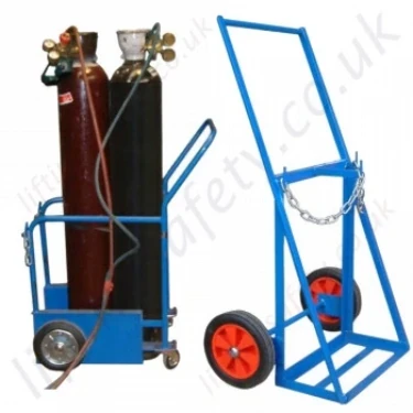 Gas Cylinder Push Trolleys - Manually Manoeuvred 
