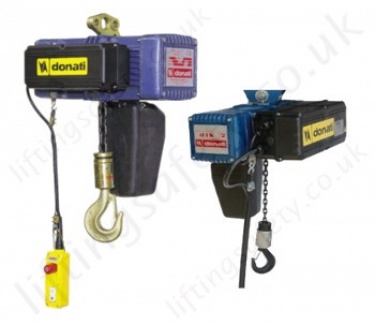 Donati Electric Chain Hoists from 125kg to 4000kg