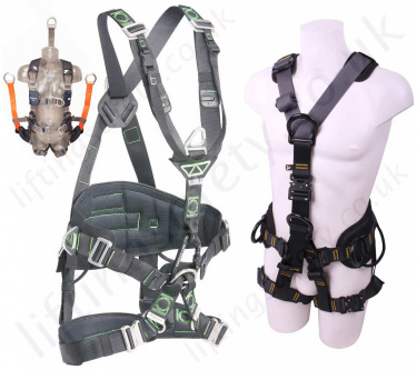 Personal Protection Fall Arrest Kit ljyasd Safety Harness Kit Fall Protection Harness Outdoor Climb Harness Safety Belt Rescue Rope Aerial Work With Big Buckle Guide Harness 