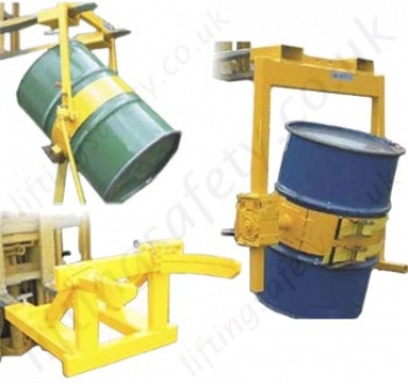 Fork Lift Truck Mounted Drum Handling Attachments