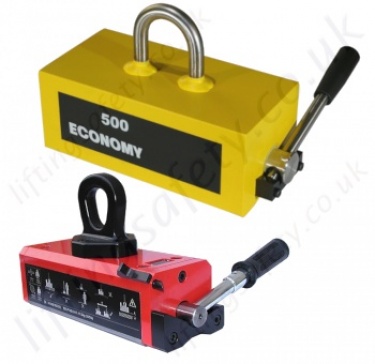 Permanent Lifting Magnets; Mechanical (Lever) Operation (No power needed) to 5000kg