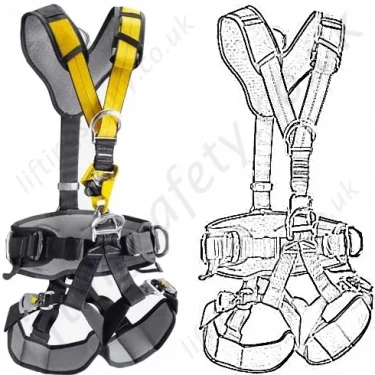 Petzl Rope Access Fall Arrest Harnesses EN361, EN358 and EN813
