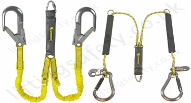 PP (Pammenter & Petrie) Fall Arrest Lanyards, 100% tie-0ff-Twin Leg