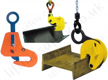 Steel Beam Girder lifting / Suspension Clamps, UB, RSJ, "I" Section, "H" Beam.
