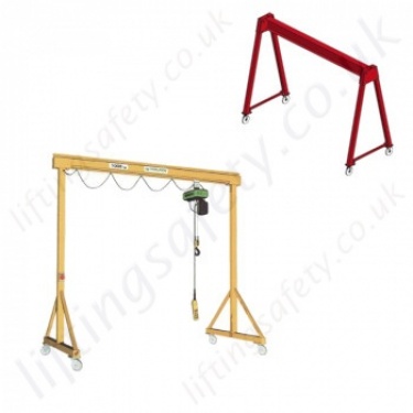 Mobile Lifting Gantries Painted Carbon Steel
