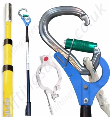 Telescopic Extension Pole for Height Safety Applications