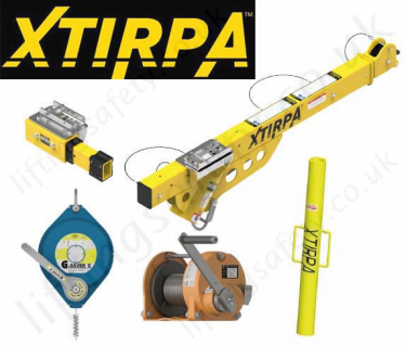 Xtirpa 1200mm Reach Standard Davit Kits (Base not included)