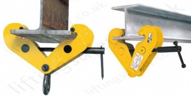 Yale Steel Beam Lifting / Suspension Clamps - To Suit UB, RSJ, I Section or H Section