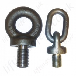 LiftingSafety Imperial Collared & Dynamo Lifting Eyebolts - Non-swivel