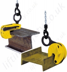 Camlok Steel Beam Lifting / Suspension Clamps - To Suit UB, RSJ, I Section or H Section