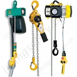 Chain Hoists - Manual and Powered