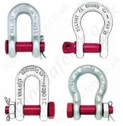 Crosby Anchor Shackles (Bow and "D") Crosby Anchor Shackles (Bow and "D")