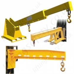 Fork Mounted Jib and Hook Attachments