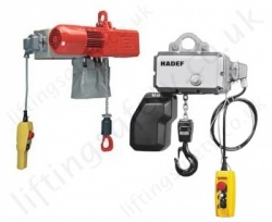 Hadef Electric Chain Hoists &amp; Trolley Hoists up to 50 tonnes