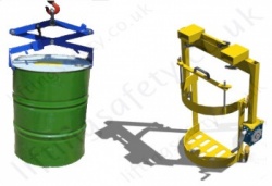 'L' Ring Plastic Drum Hook Suspended (Crane Slung) Drum Attachments