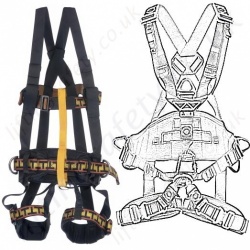 Miller Rope Access Fall Arrest Harnesses EN361, EN358 and EN831 Miller Rope Access Fall Arrest Harnesses EN361, EN358 and EN831