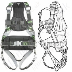 Miller Revolution “Premium” Work Positioning Harnesses EN361 EN358 Miller Revolution “Premium” Work Positioning Harnesses EN361 EN358