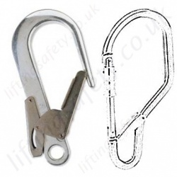Miller Scaffold Hooks and Wide Jaw Karabiners Miller Scaffold Hooks and Wide Jaw Karabiners