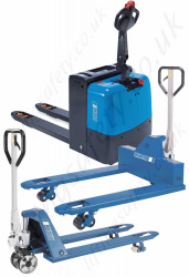 Pallet Trucks, Hand Operated Pump Trucks with Special Features