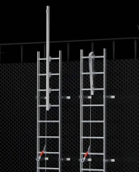 Permanently Installed Ladder Fall Arrest Line