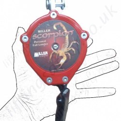 Small Personal Fall Limiter Fall Arrest Inertia Reel Blocks. EN360 Small Personal Fall Limiter Fall Arrest Inertia Reel Blocks. EN360