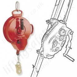 Protecta Fall Arrest Rescue Block Inertia Reel With Retrieval Winch to EN360 and EN1496 Protecta Fall Arrest Rescue Block Inertia Reel With Retrieval Winch to EN360 and EN1496