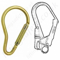 Protecta Scaffold Hooks and Wide Jaw Karabiners Protecta Scaffold Hooks and Wide Jaw Karabiners