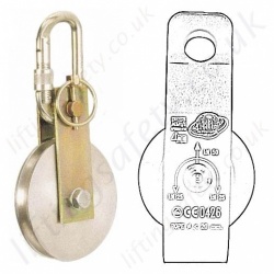 Height safety Pulley Wheels For Synthetic & Steel Wire Rope Height safety Pulley Wheels For Synthetic & Steel Wire Rope