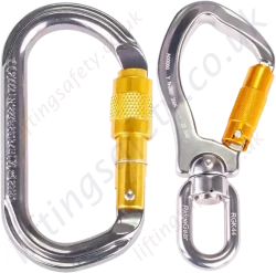 Ridgegear Aluminium Karabiners and Connectors