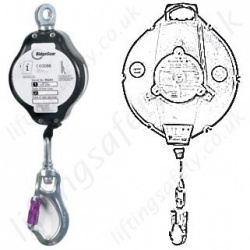 Ridgegear Fall Arrest Retractable Inertia Reel Blocks, Self Retracting Lifeline to EN360 Ridgegear Fall Arrest Retractable Inertia Reel Blocks, Self Retracting Lifeline to EN360