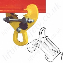Riley Superclamp Steel Beam Lifting / Suspension Clamps - To Suit UB, RSJ, I Section or H Section Riley Superclamp Steel Beam Lifting / Suspension Clamps - To Suit UB, RSJ, I Section or H Section