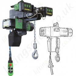 RWM Electric Chain Hoists and Trolley Hoists from 125kg to 5 tonnes RWM Electric Chain Hoists and Trolley Hoists from 125kg to 5 tonnes